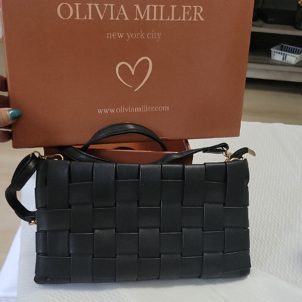 Olivia Miller Black Talia Crossbody Bag NWT